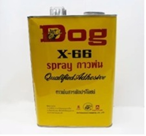 [1007925] กาวพ่น x-66 ขนาด 3 กก. DOG