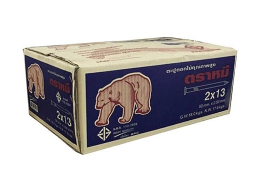 [1008142] ตะปูตอกไม้ 4"X7 ตราหมี