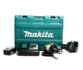 [1008332] เครื่องเจียไร้สาย 18 โวลต์ ขนาด 4 นิ้ว รุ่น DGA406RFE MAKITA