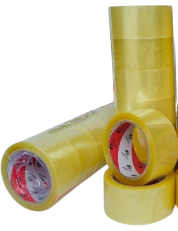 [1008392] เทป OPP ใส 2"x 100Y DRAGON (แพ็ค 6)