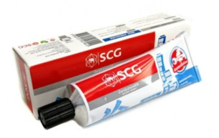 [1008424] กาวทาท่อ 125 กรัม ชนิดข้นแบบหลอด ตราช้าง