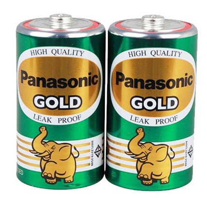 [1008579] ถ่าน PANASONIC GOLD D R20GT/2SL แพ็ค 2 ชิ้น