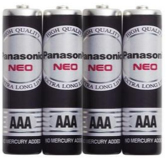 [1008582] ถ่าน PANASONIC NEO AAA R03NT/4SL แพ็ค 4 ชิ้น