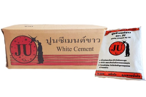 [1008618] ปูนซีเมนต์ขาว 1kg JU