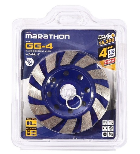 [1008650] ใบเจียรบัว 4" GG-4 MARATHON