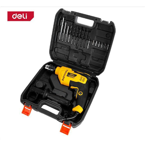 [1008744] ชุดสว่านกระแทกไฟฟ้า13mm650w EDC180 DELI+