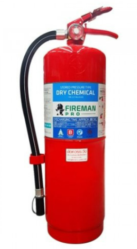 [1008749] เครื่องดับเพลิงชนิดผงเคมีแห้ง 15 ปอนด์ 4A5B FIREMAN