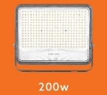 [1008895] หลอด LED FLOODLIGHT รุ่น NEW FORCE GEN1 200W LAMPTAN