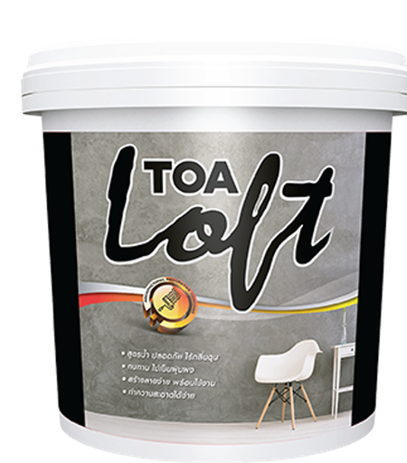 [1009021] ทีโอเอ ลอฟท์ LOFT3 ปูนฉาบขัดมันสำเร็จรูป 2.5กล TOA