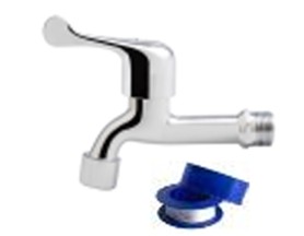 [1009070] ก๊อกผนัง ด้ามปัดหางปลาเล็ก NY001 MIRRER