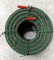 [1009123] เชือกไนล่อน 8mm 40M สีเขียวขี้ม้า