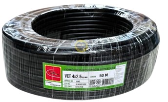 [1009127] สายไฟ VCT 4x2.5 50m. TUW