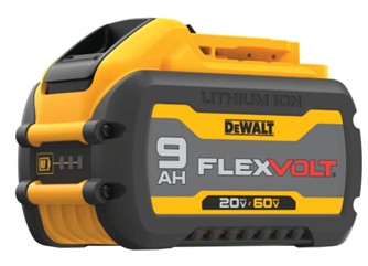 [1009145] แบตเตอรี่ รุ่น DCB609-B1 Flexvolt 20V/60V 9.0 Ah DEWALT