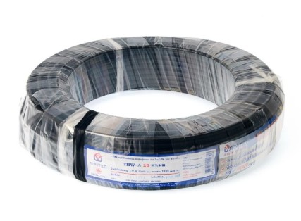[1009330] สายไฟอลูมิเนียม THW-A 1x25 100m. UNITED