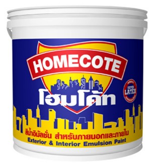 [1009412] สีน้ำอิมัลชัน ด้าน ภายนอก #HC100 5กล TOA