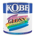 สีเคลือบเงา 1กล. #K555 สีดำ KOBE