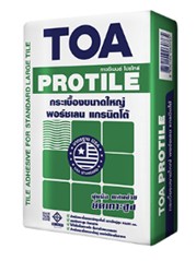 [1009589] ทีโอเอ กาวซีเมนต์ โปรไทล์  (ปูนกาวถุงเขียว) 20kg.