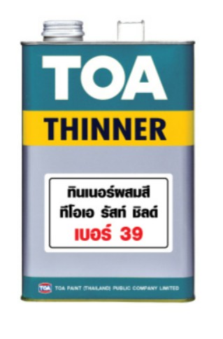 [1009612] ทินเนอร์สำหรับสีอีพ็อกซี่ 1 ส่วน เบอร์ 39 1 กล. TOA