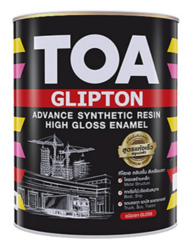 [1009676] สีเคลือบเงา กลิปตั้น #G100 5 กล. สีขาว TOA