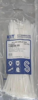 [1009681] เคเบิ้ลไทร์ ET-200SD ยาว8" 4.8* สีขาว แพ็ค 100 ชิ้น KST