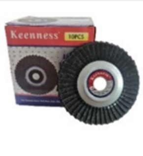 [1009754] จานผ้าทรายเรียงซ้อน หลังอ่อน 4'' A60 KEENNESS