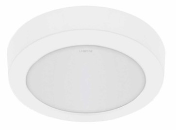 [1009817] หลอด LED DOWNLIGHT FIX 12w. กลม Daylight LAMPTAN