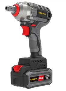 [1010047] บล็อกกระแทก แบตเตอรี่ไร้สายไร้แปรงถ่าน รุ่น OSID-520 V.2420V สีเทา OSUKA