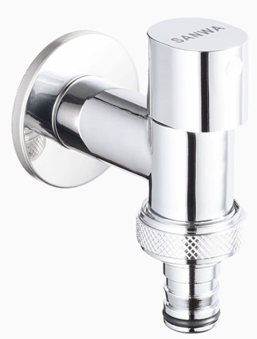 [1010155] ก๊อกผนังแบบสวมสายยาง 1/2" (15mm.) CWT15-H SANWA JET