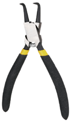 [1000752] คีมหนีบแหวนปากงอ5" EDL0333 DELI+