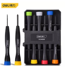 [1000793] -ชุดไขควงซ่อมนาฬิกา6ชิ้น DL240006 DELI+